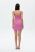 Persian pink corset mini dress
